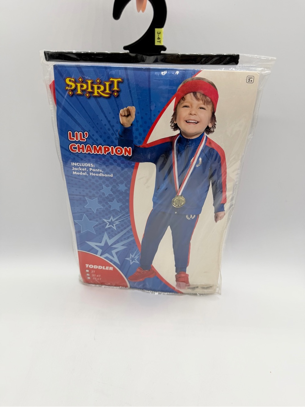 Spirit Halloween Lil’ Champion Halloween Costume New Toddler Size 3T-4T Olympics